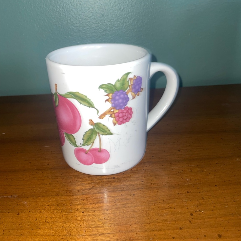 Fruit Pattern Ceramic Mug - Picture 2 of 4